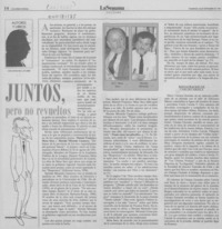 Juntos, pero no revueltos Juntos, pero no revueltos
