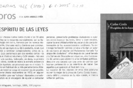 El espíritu de las leyes El espíritu de las leyes