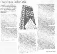 El espíritu de Carlos Cerda El espíritu de Carlos Cerda