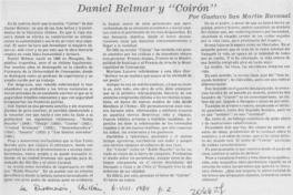 Daniel Belmar y "Coirón" Daniel Belmar y "Coirón"