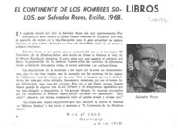 El Continente de los hombres solos El Continente de los hombres solos