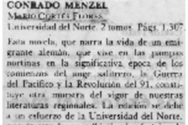 Conrado Menzel. Conrado Menzel.