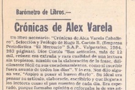 Crónicas de Alex Varela. Crónicas de Alex Varela.