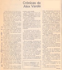 Crónicas de Alex Varela Crónicas de Alex Varela
