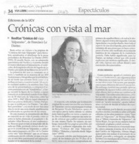 Crónicas con vista al mar. Crónicas con vista al mar.