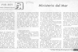 Ministerio del mar Ministerio del mar