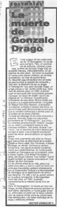 La muerte de Gonzalo Drago La muerte de Gonzalo Drago