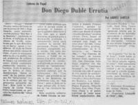 Don Diego Dublé Urrutia Don Diego Dublé Urrutia