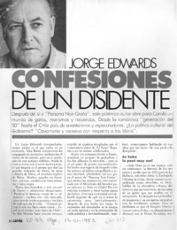 Confesiones de un disidente (entrevista) Confesiones de un disidente (entrevista)