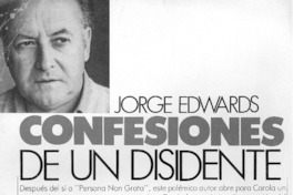 Confesiones de un disidente (entrevista) Confesiones de un disidente (entrevista)