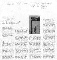 "El inútil de la familia" "El inútil de la familia"