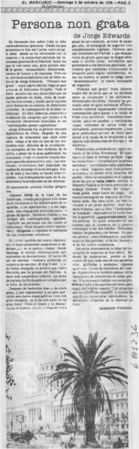 Persona non grata Persona non grata