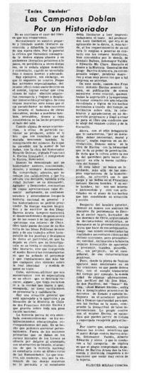 Las Campanas doblan por un historiador Las Campanas doblan por un historiador