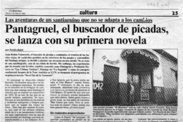 Pantagruel, el buscador de picadas se lanza con su primera novela Pantagruel, el buscador de picadas se lanza con su primera novela