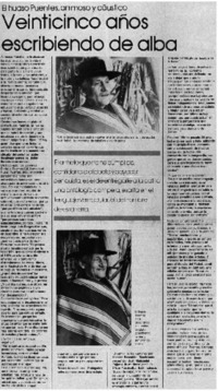 Veinticinco años escribiendo de alba. Veinticinco años escribiendo de alba.