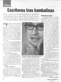 Escritores tras bambalinas (entrevista) Escritores tras bambalinas (entrevista)