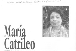 María Catrileo (entrevistas) María Catrileo (entrevistas)
