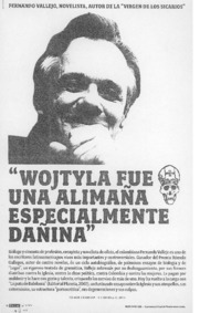 "Wojtyla fue una alimaña especialmente dañina" (entrevista) "Wojtyla fue una alimaña especialmente dañina" (entrevista)