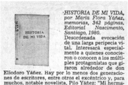 Historia de mi vida. Historia de mi vida.