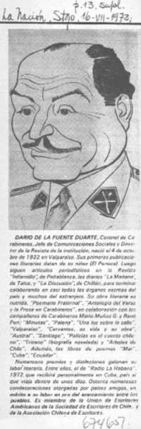 Darío de la Fuente Duarte. Darío de la Fuente Duarte.