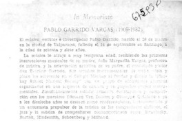 Pablo Garrido Vargas (1905-1982) Pablo Garrido Vargas (1905-1982)
