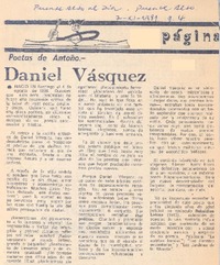 Daniel Vásquez. Daniel Vásquez.