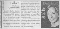 Delfina. Delfina.