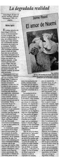 La degradada realidad La degradada realidad