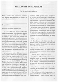 Relecturas humanísticas Relecturas humanísticas