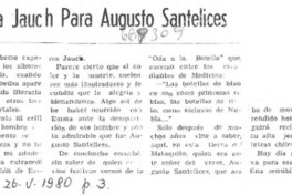 Los sonetos de Emma Jauch para Augusto Santelices. Los sonetos de Emma Jauch para Augusto Santelices.