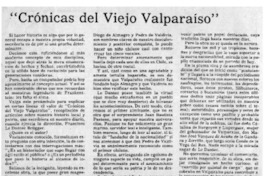 "Crónicas del viejo Valparaíso" "Crónicas del viejo Valparaíso"