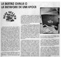 La Beatriz Ovalle. La Beatriz Ovalle.