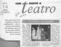 Nostalgias en familia Nostalgias en familia
