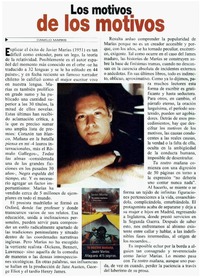 Los motivos de los motivos Los motivos de los motivos