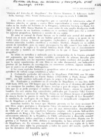 Historia del Estrecho de Magallanes Historia del Estrecho de Magallanes