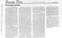 Treinta años Treinta años