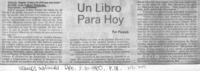 Un libro para hoy Un libro para hoy