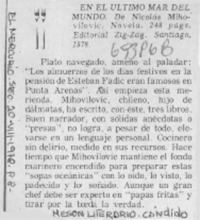 En el último mar del mundo En el último mar del mundo