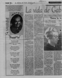 La vida de Gabriela Mistral La vida de Gabriela Mistral