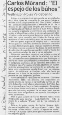Carlos Morand; "el espejo de los búhos" Carlos Morand; "el espejo de los búhos"