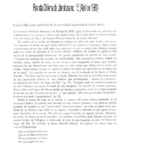 Carlos Morand, novelista de la necesidad innecesaria Carlos Morand, novelista de la necesidad innecesaria