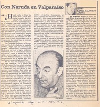 Con Neruda en Valparaíso Con Neruda en Valparaíso