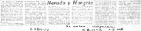 Neruda y Hungría. Neruda y Hungría.