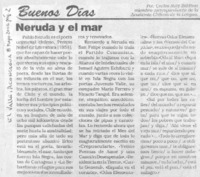 Neruda y el mar Neruda y el mar