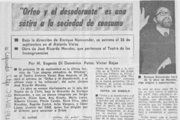 "Orfeo y el desodorante" es una sátira a la sociedad de consumo. "Orfeo y el desodorante" es una sátira a la sociedad de consumo.