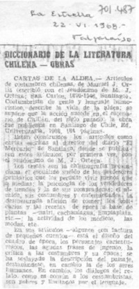 Cartas de la aldea. Cartas de la aldea.