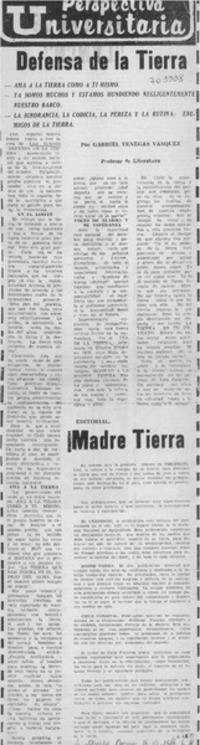 Defensa de la tierra Defensa de la tierra