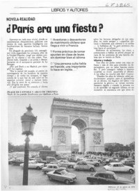 París era una fiesta? París era una fiesta?