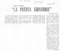 La puerta giratoria" La puerta giratoria"