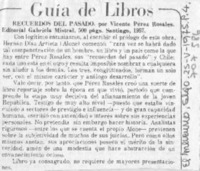 Recuerdos del pasado. Recuerdos del pasado.